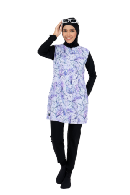 Baju Renang Muslimah - SB 525 (BUTTERFLY )